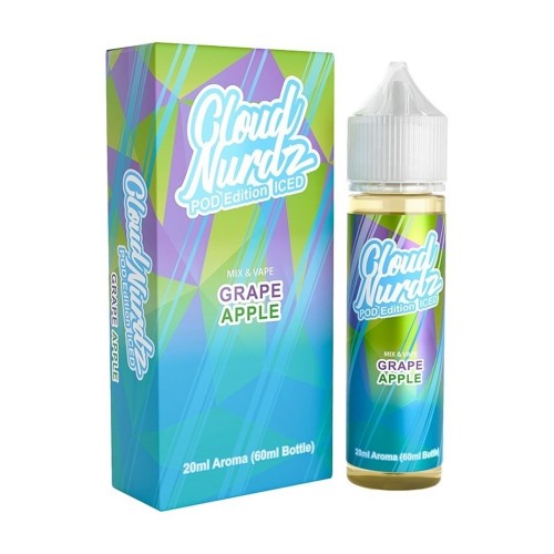 Cloud Nurdz Grape Apple Pod Edition Iced Flavorshot 20ml/60ml